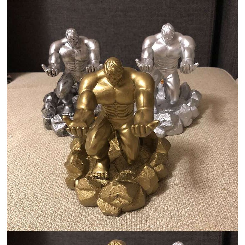 金色银色巨人笔座笔托 树脂工艺品笔架 送金属圆珠笔一支