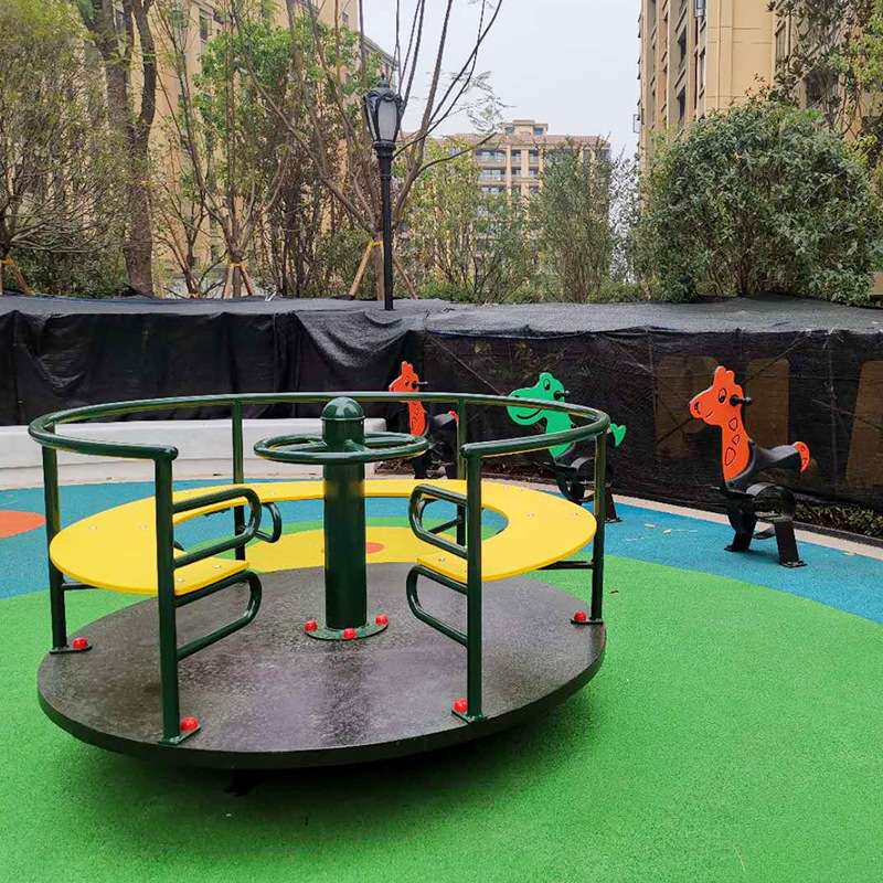 幼儿园学校儿童攀爬游乐设施 游乐转椅 游乐场孩子摇摇马