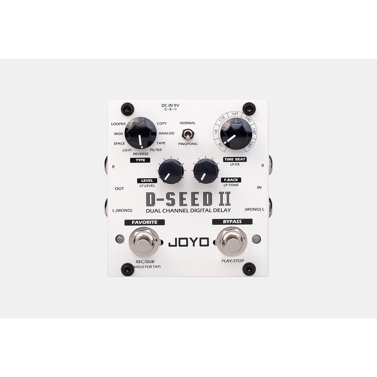 JOYOD-SEEDII二代双通道延时四种延时模式电吉他单块效果器