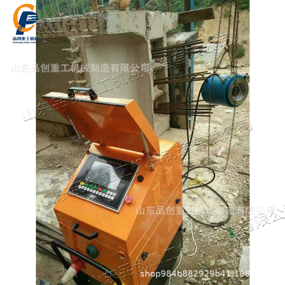 两顶同步张拉机桥梁预应力张拉设备无线组网液压双控智能张拉机