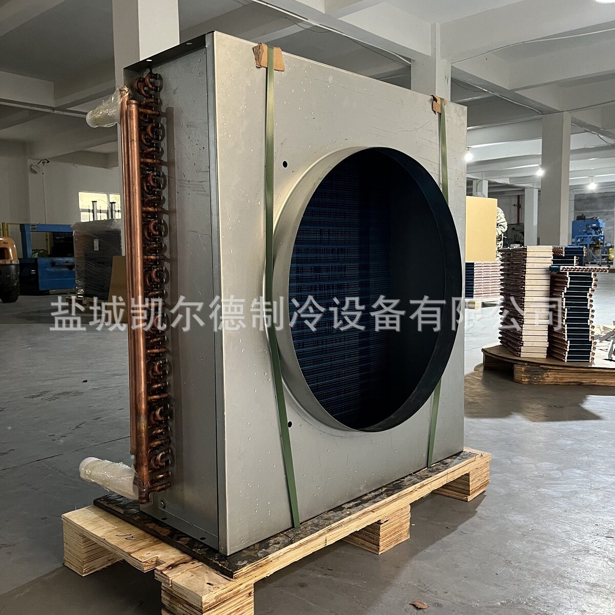 工业冷热水风盘铜管翅片表冷器