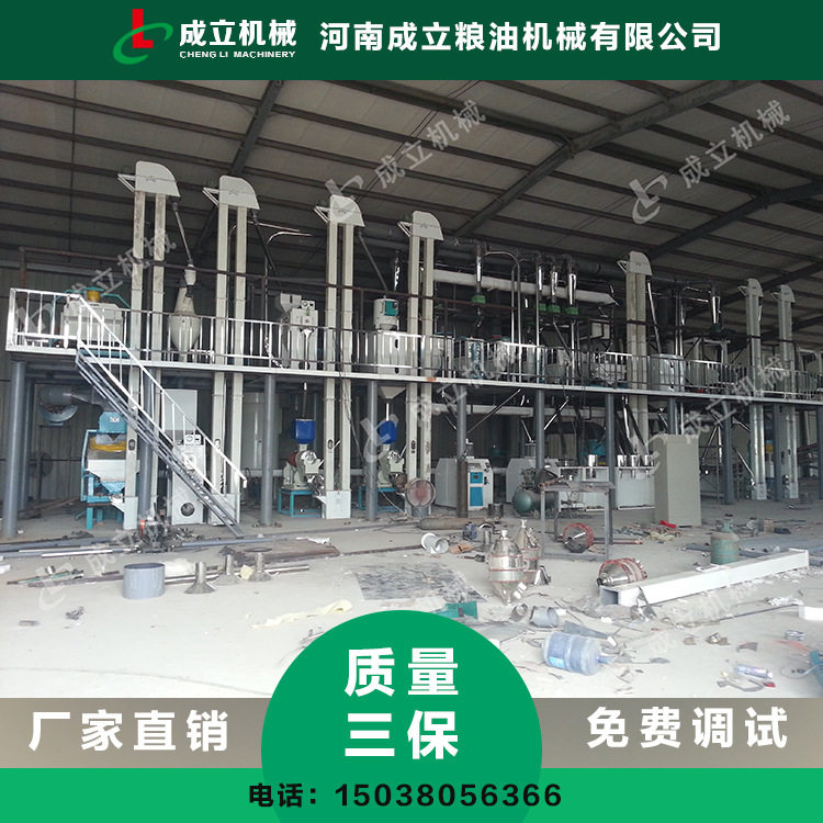 河南成立面粉加工流水线 面粉机成套加工设备 面粉磨粉机