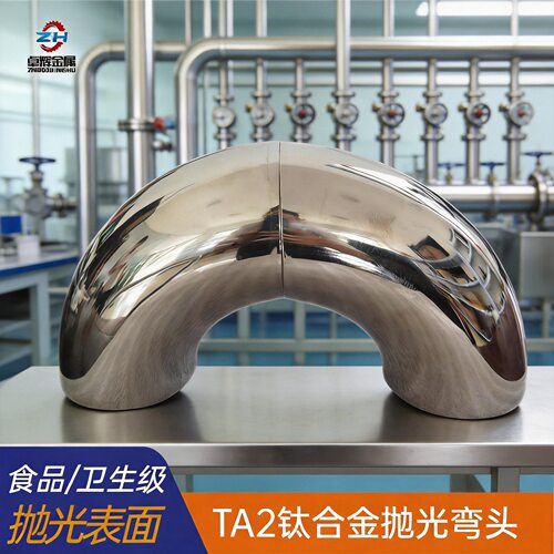 TA2卫生级内外抛光90°弯头