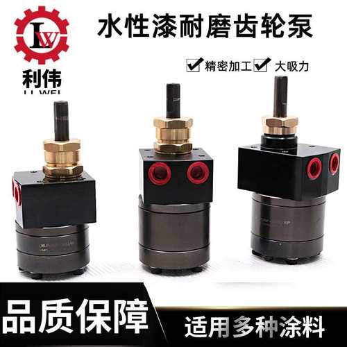 3CC6CC10CC静电喷漆齿轮泵DISK喷漆泵定量泵涂料齿轮泵LW-PUMP