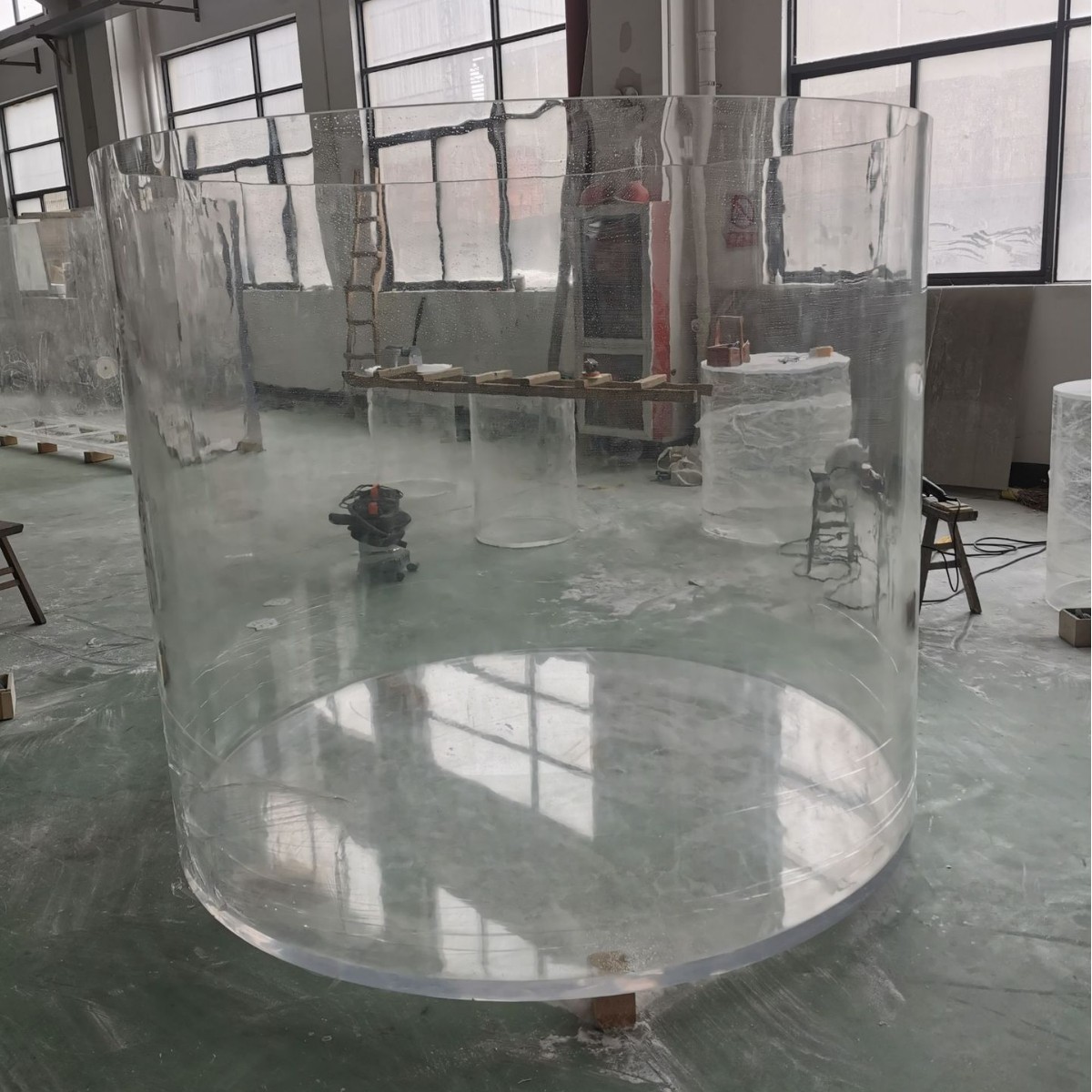 高透明有机玻璃管负压鱼缸亚克力管圆柱形管负压鱼缸