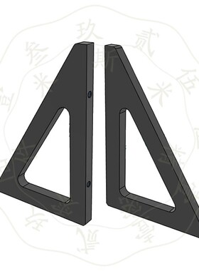 斜角加强筋镂空型型材固定支撑架ZGB11-W30 W40 W50 W60 W80 W100