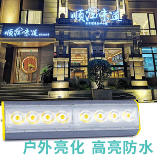 投射灯户外酒店外墙聚光洗墙灯屋顶背景防水楼体亮化工程led灯