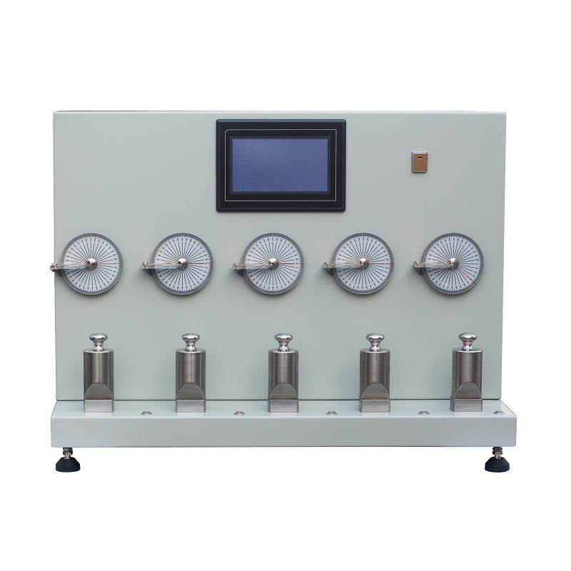 YM02D织物折痕回复性测定仪折皱恢复性折皱弹性测试水平法五工位