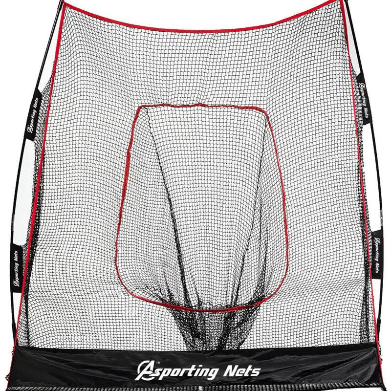 7X7户外棒球垒球网打击练习网投手练习网粘扣式棒球网