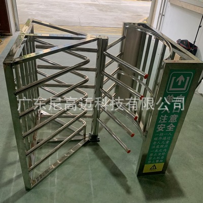 济源景区超市单象旋转门 漯河工厂食堂手动机械旋转门 半高旋转闸