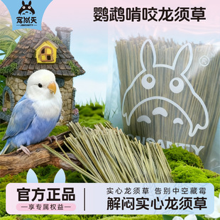 宠尚天鹦鹉啃咬玩具麦秆玄凤牡丹虎皮磨牙龙须草啃咬桔梗解闷自嗨