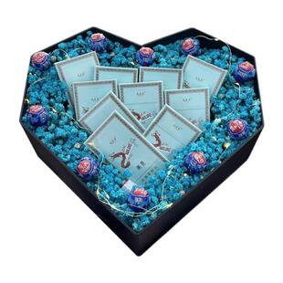 极速情人节礼物送男生烟p礼盒520七夕装烟乾燥花满天星花束diy炫