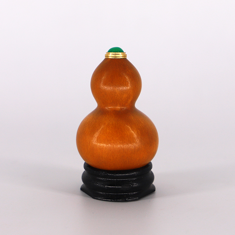 极速天然文e玩老葫芦精品特小手捻把玩包浆铁包金紫皮V做旧收藏摆