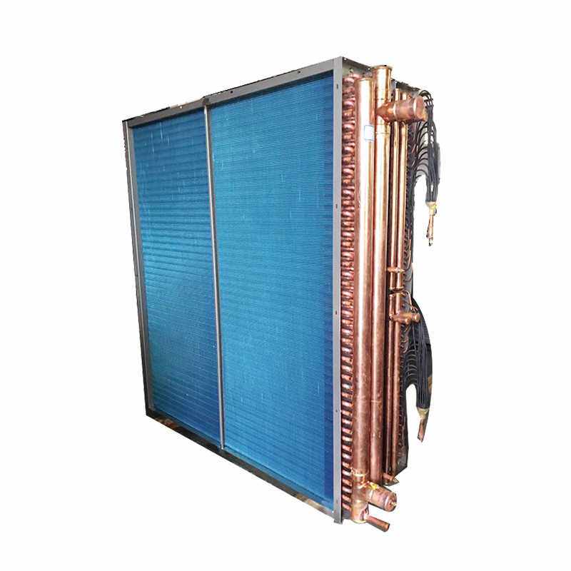 新品产风冷交换器船用空调散热器传热盘管不锈钢铜管X亲水铝翅片