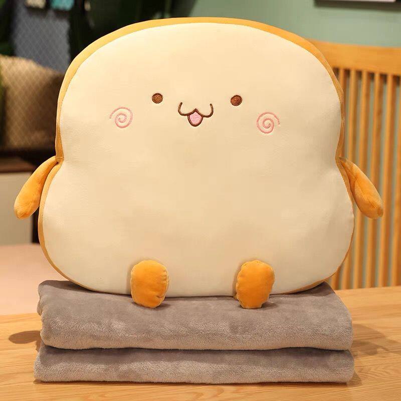 极速毯子抱枕二合一m创意被子两用办公室午睡枕头汽车靠枕女生睡