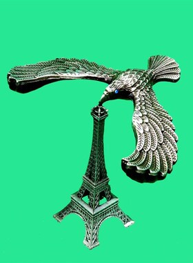 极速创意磁浮平衡老鹰不倒翁重力鸟艾菲I尔铁塔摆件办公桌面装饰