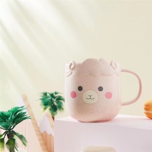 极速男童水杯小杯子m儿童刷牙杯家用防摔卡通洗漱口杯可爱恐龙创