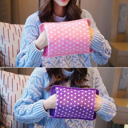 极速Wintedr Safety Hot Water Bottle Electric Rechargeable He