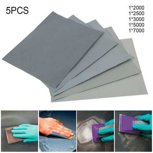 新品Sandpaper Set 1000/2000/3000/5000/700M0 Grit Sanding Pap
