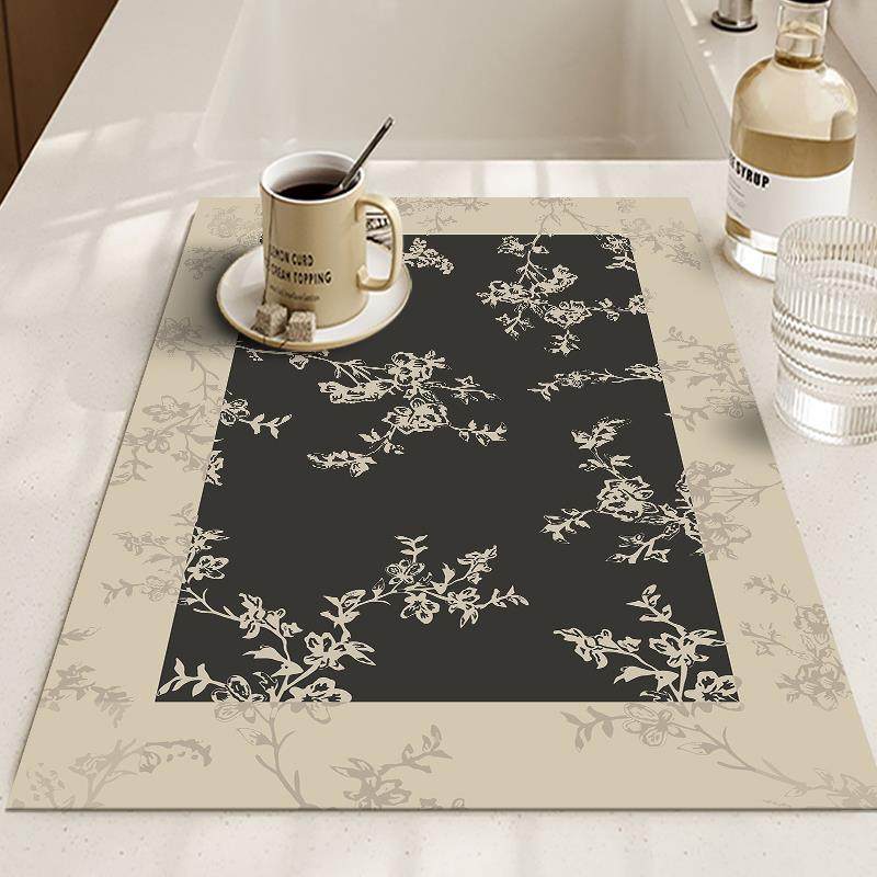 极速美式复古台面沥水垫子厨房吧台杯H子碗盘干燥垫茶台硅藻泥吸,居家布艺,厨房地垫,淘宝优惠券,粉丝福利购,淘宝优惠卷