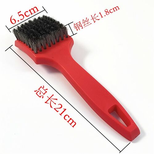 极速手柄钢丝刷轮胎补胎打磨刷子清E洁钢丝刷工具打毛清理钢丝刷