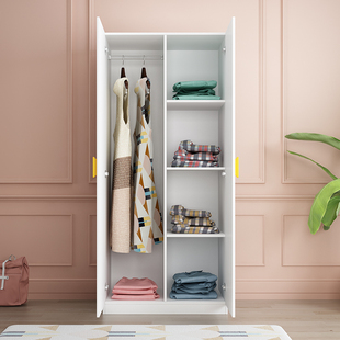 极速儿童1.2米低矮小n型衣柜小柜子120cm宽一米二1米2高落地式矮