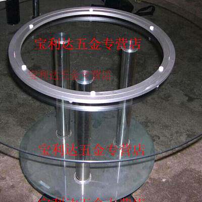 新品32b寸800mm加厚铝合金转盘餐桌转盘 玻璃转盘轴承滚珠转盘万