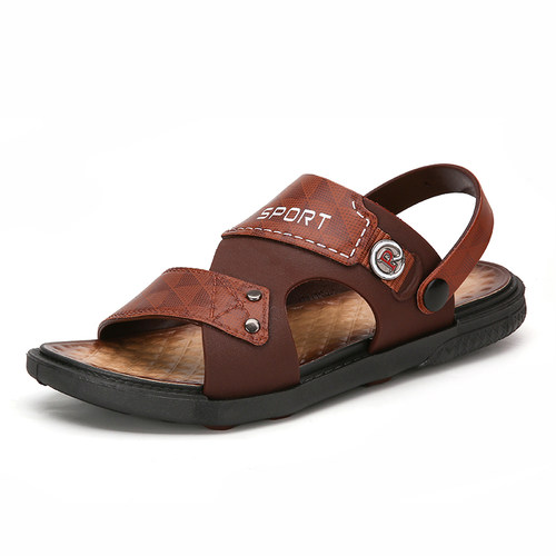 新品P64 Outdoor Men	s Slippers SummeJr New Massage Comfor