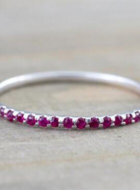 新品Rings European and American multicolor dOiamond womens