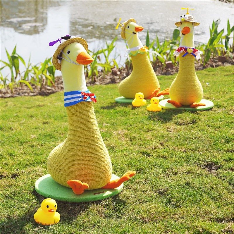 极速加油鸭猫抓柱磨爪器t剑麻猫爬架猫抓板不掉屑保护沙发猫咪自