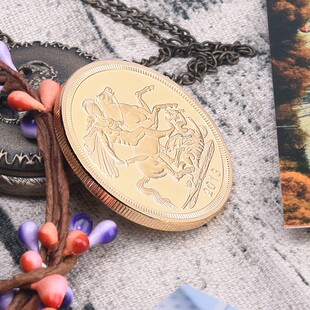 速发伊意莎白皇纪念章文化创丽装居家饰指尖硬币玩具礼品