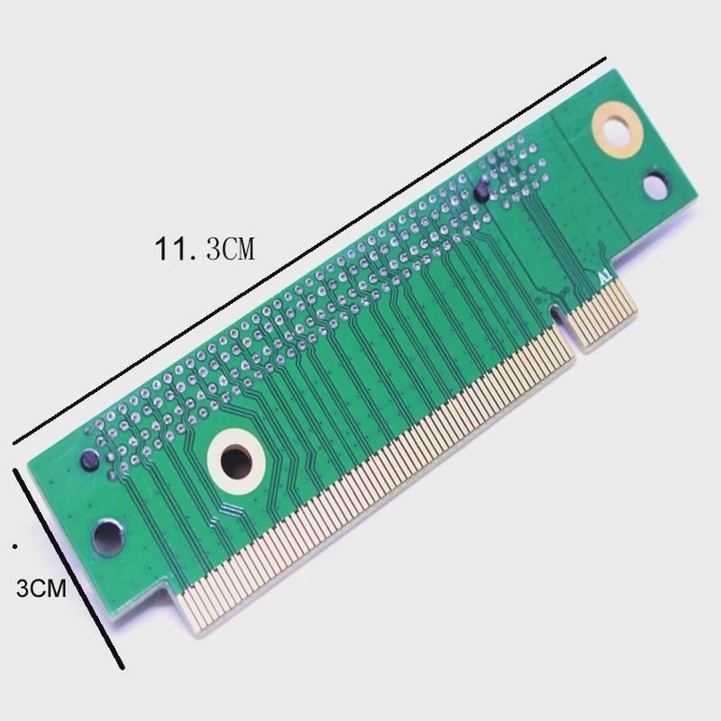 速发PCI-E x16转向卡 16x转接卡 PCI-E转接卡 PLCI-E0度转接卡cm