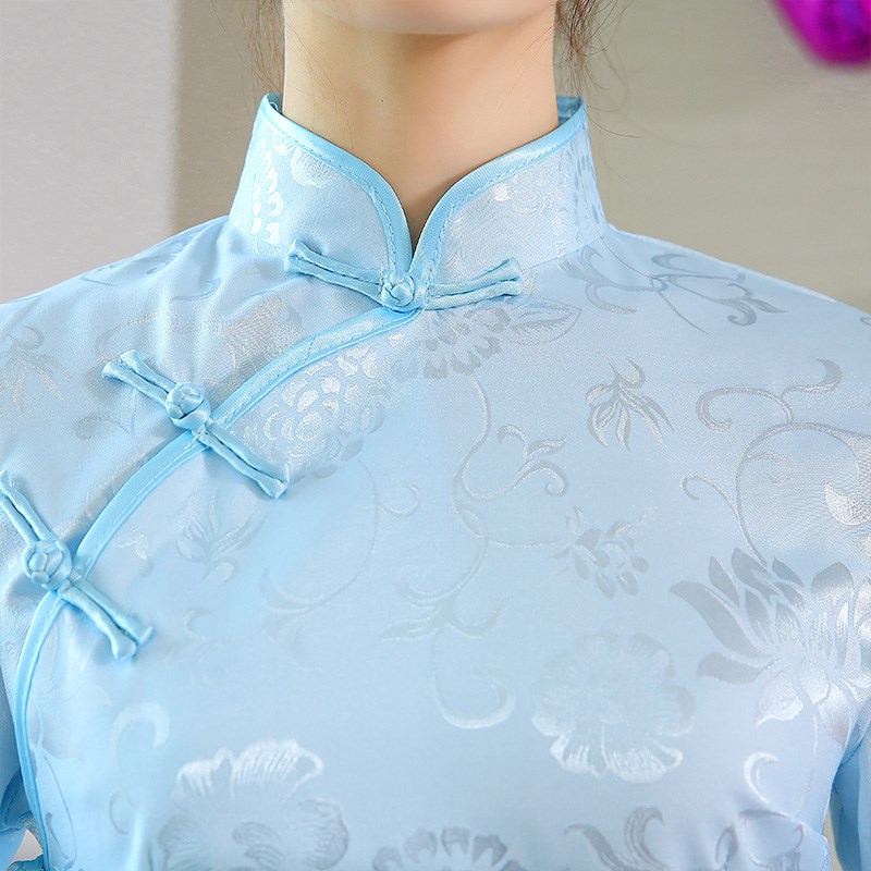 速发伴娘服中长款2025新款春季中式婚礼中国风显瘦姐妹团闺蜜装礼