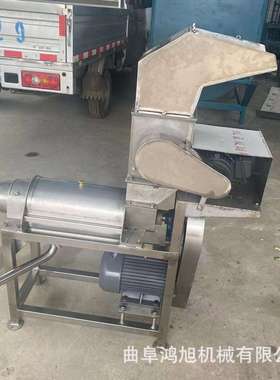 芒果双道打浆机 现货菠萝螺旋式脱水机 PZJ-0.5生菜榨汁养生设备