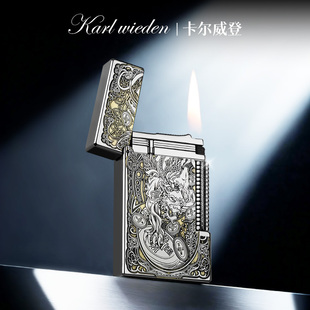 KW卡尔威登煤油打火机高档朗声火机定制男士送男友情人节生日礼物