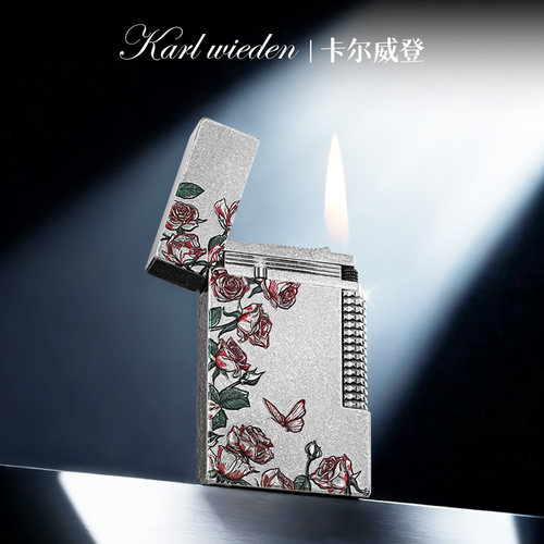 KW卡尔威登朗声打火机男友生日圣诞礼物高档正品礼盒防风煤油火机