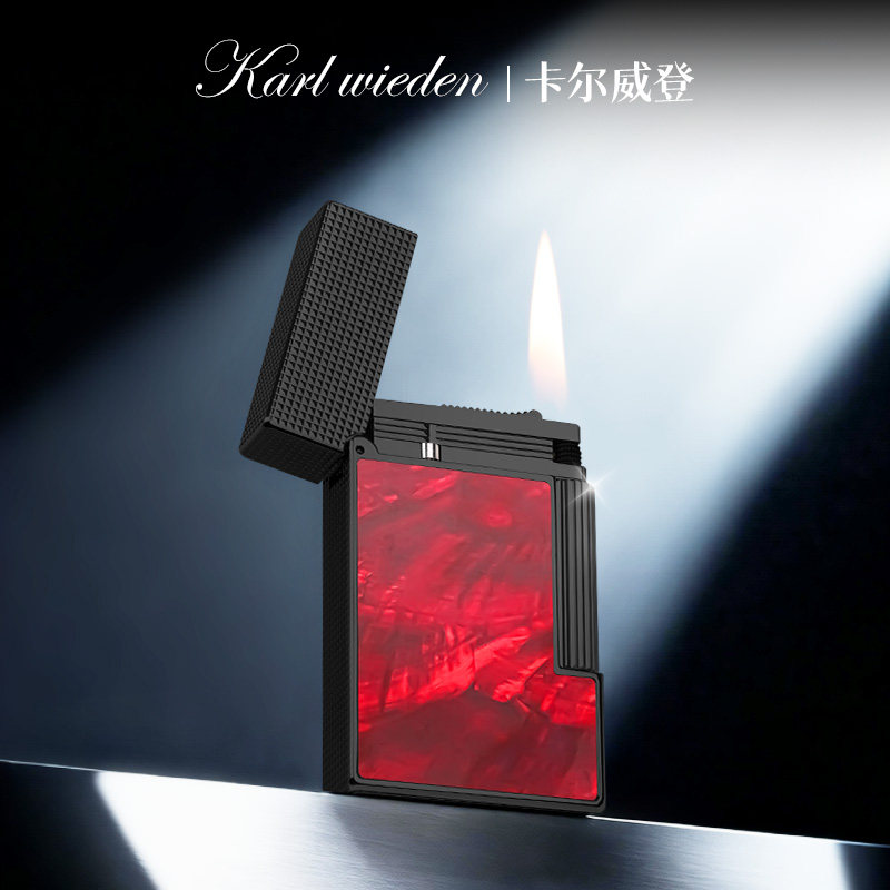 KW卡尔威登充气朗声打火机正品高档送男友情人节生日礼物防风火机