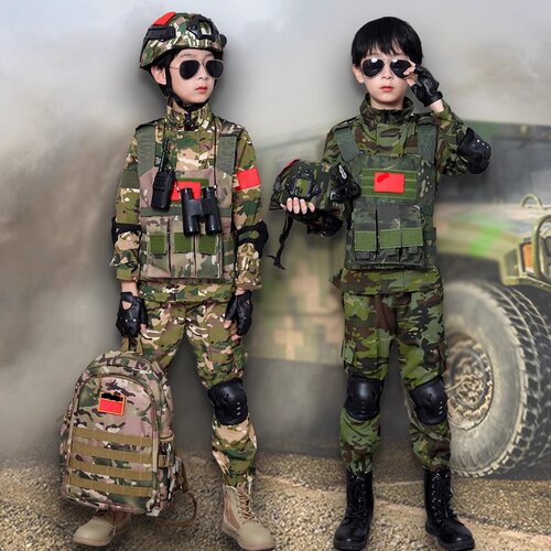 迷彩军训服夏令营集体CS套装
