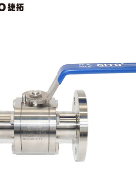 GITO捷拓 DN40 BA法兰球阀 三片式不锈钢锻造BA等级高压法兰球阀