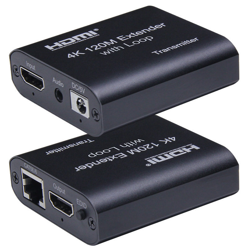 HDMI延长器100M 120M HDMI 网络延长器网线外置