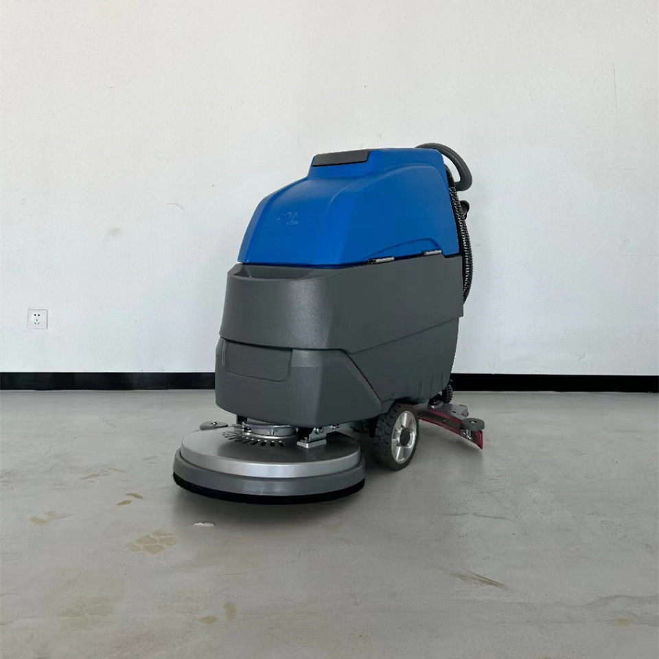 洗地机手推式商用工厂物业车库拖地驾驶式吸拖一体洗地车