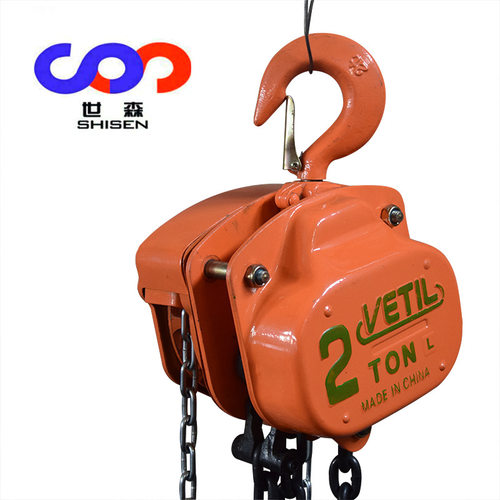 3T6M手动吊链葫芦HS-VT3吨6米手拉方形葫芦V型进出口chain block