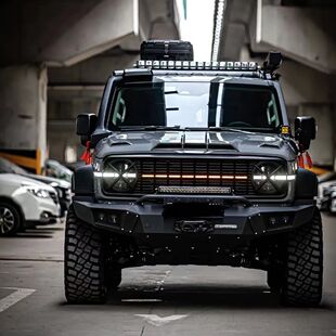 坦克300至暗中网套件改装复古前脸格栅灯罩小黄灯日行灯至暗中网