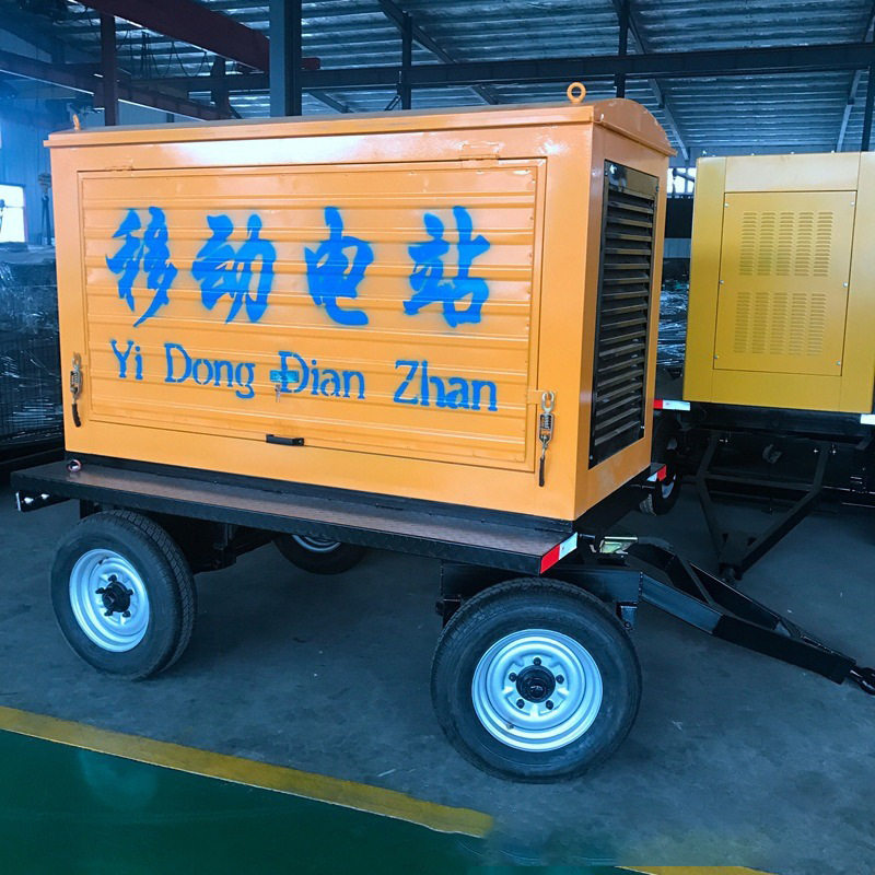 100kW移动电站式柴油发电机组