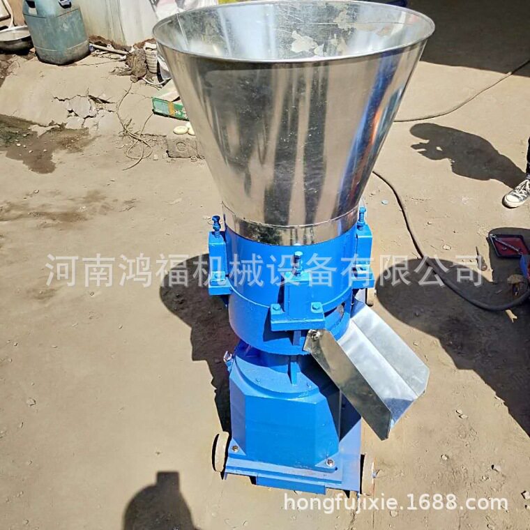 鸿福供应|养殖专用环模饲料颗粒机|民用玉米秸秆颗粒机|鸽子家禽