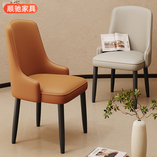 软包餐椅北欧风休闲椅酒店会议室会客室宾馆软包椅高靠背椅子