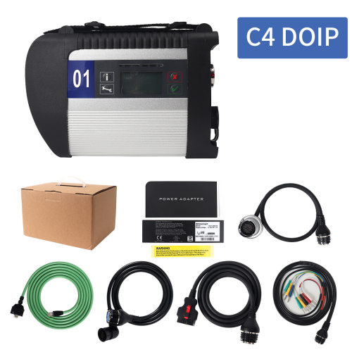 副厂1:1 MB C4 PLUS DOIP奔驰专检汽车卡车故障汽车诊断仪OBD工具