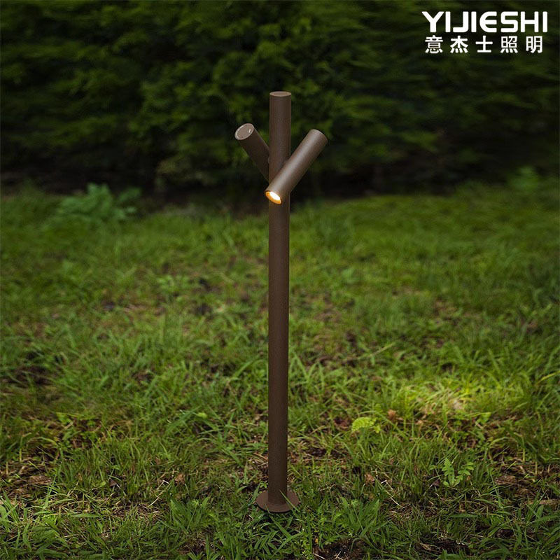 草坪灯庭院高杆灯花园别墅公园学校景观防水庭院灯室外可旋转射灯