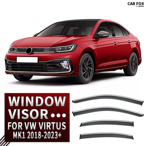 适用于大众Volkswagen Virtus Window visor车窗晴雨挡雨遮阳导流