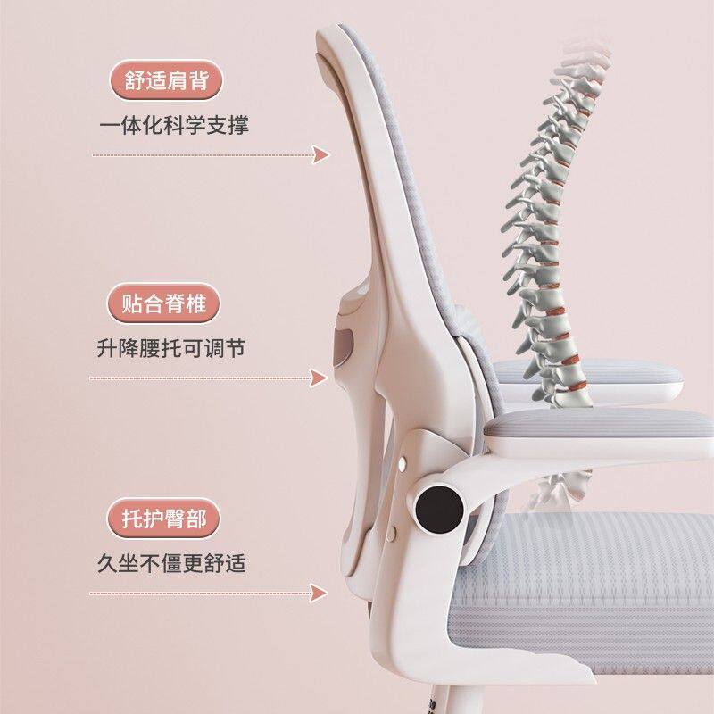 2026电脑椅写字专用学习椅子凳子儿童书桌中小学生可升降调节靠背
